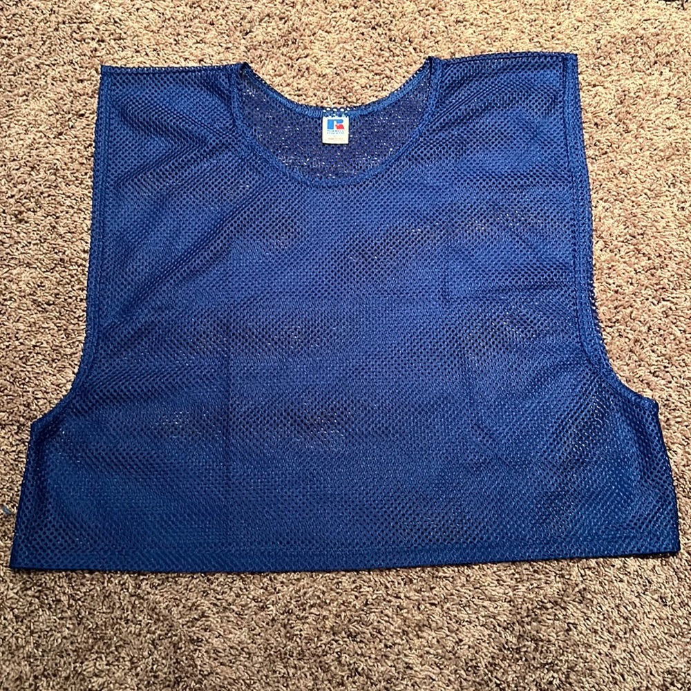 Russell Athletic Jersey Vest - Blue - Size XL - Unisex